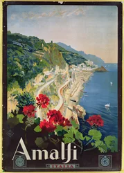 Plakat som reklamerer for Amalfikysten